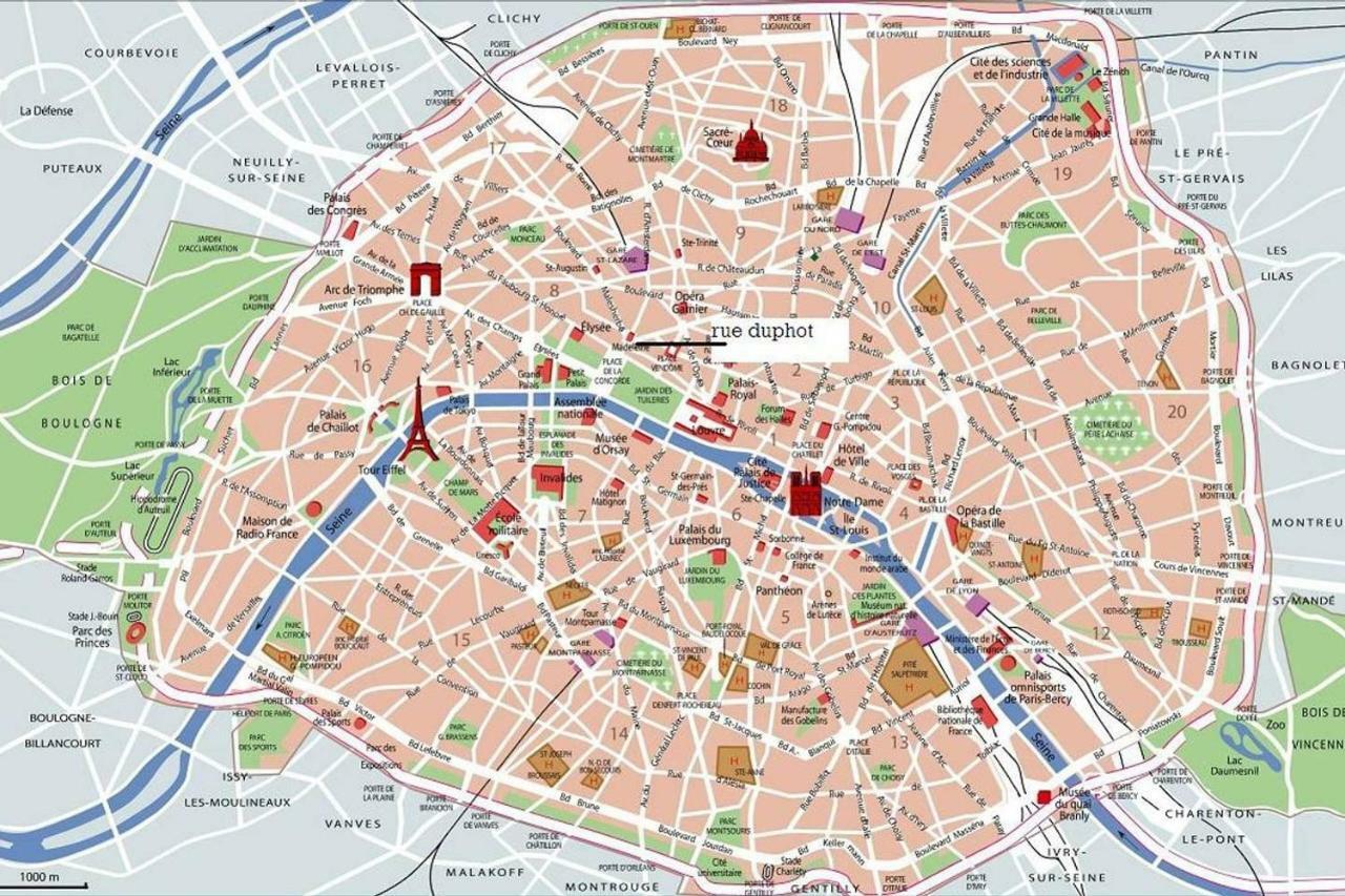 Appartement Coeur De Paris Avec Vue Sur Les Toits Eksteriør billede